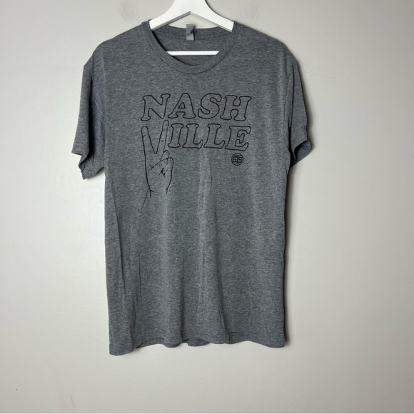 Unbranded Nashville Gray Graphic Tee Large - Picture 1 of 5